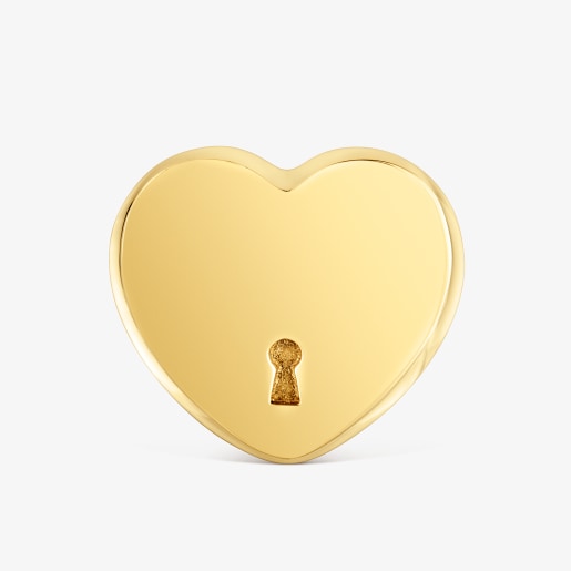 Two-tone heart motif Signet ring TOUS Unlock
