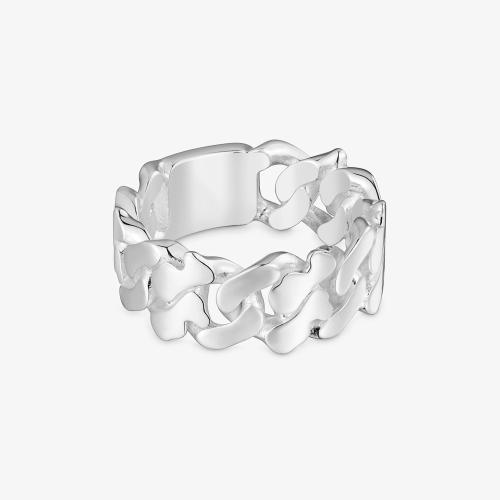 9&nbsp;mm silver Ring TOUS Bear&rsquo;s Chain