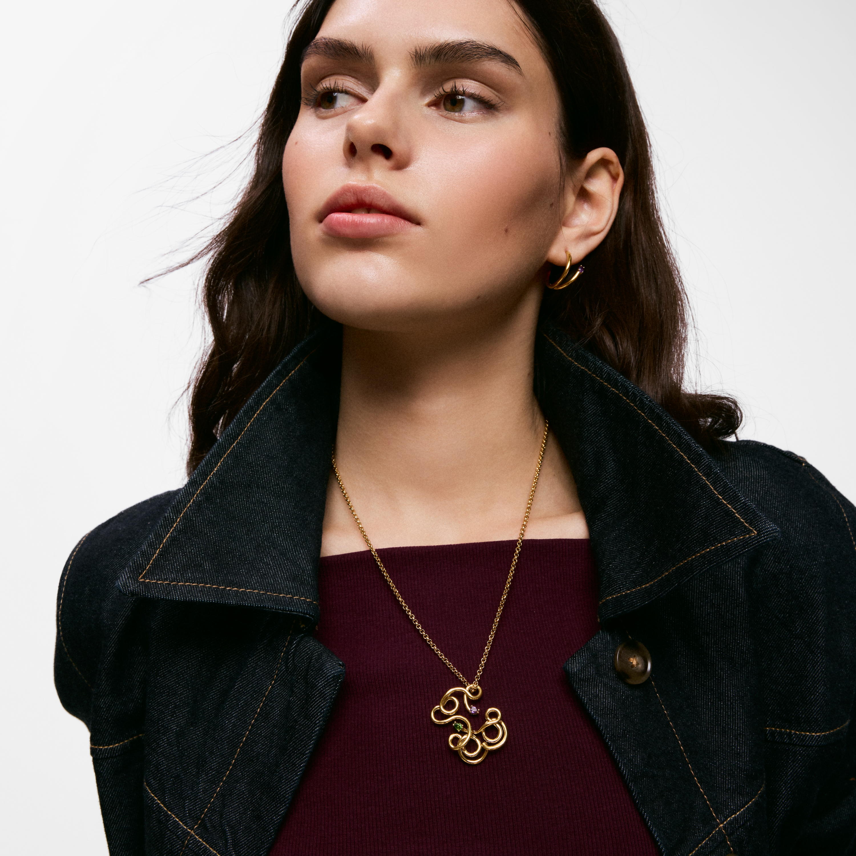 Bear Pendant with 18kt gold vermeil and gemstones TOUS Lio