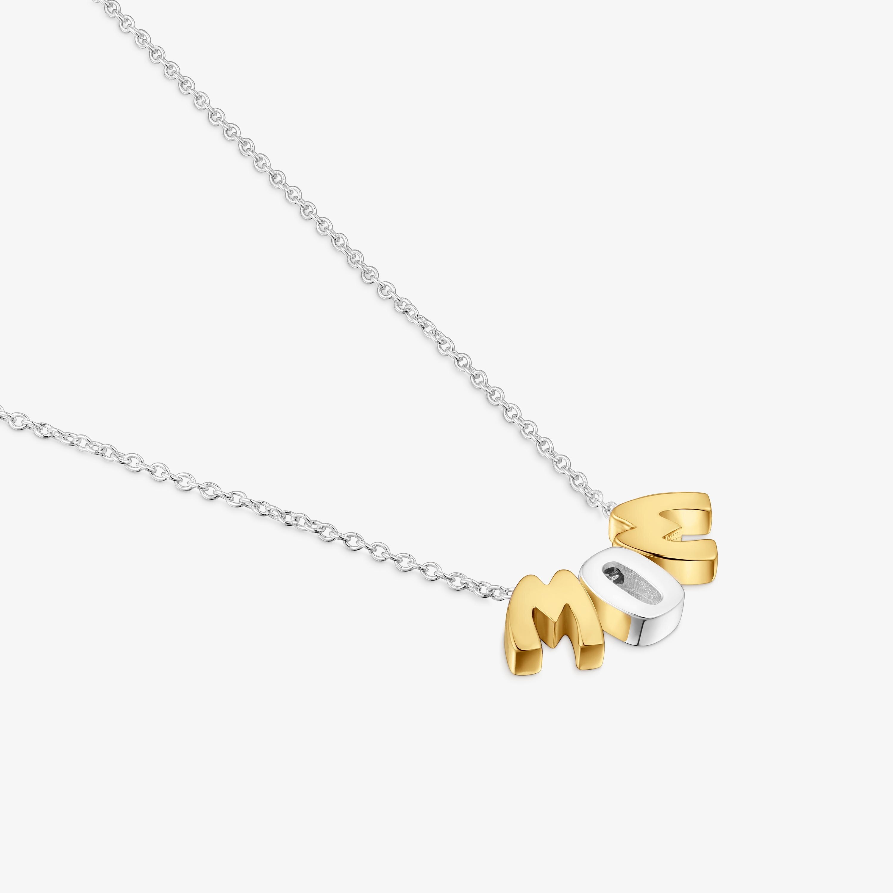 Two-tone Necklace with motifs TOUS Mom