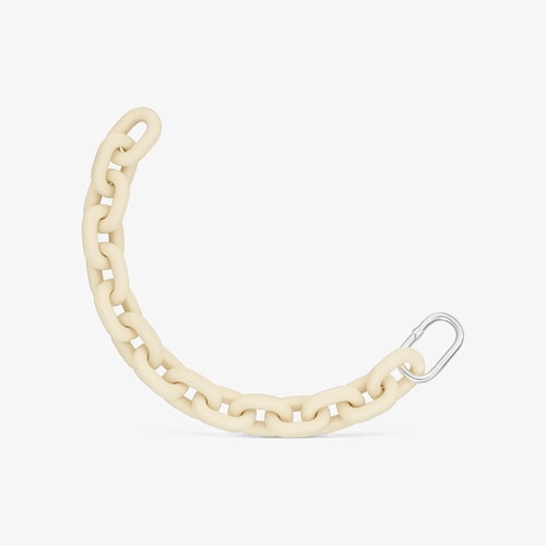 Beige acetate Chain bracelet and silver ring TOUS Hold Oval