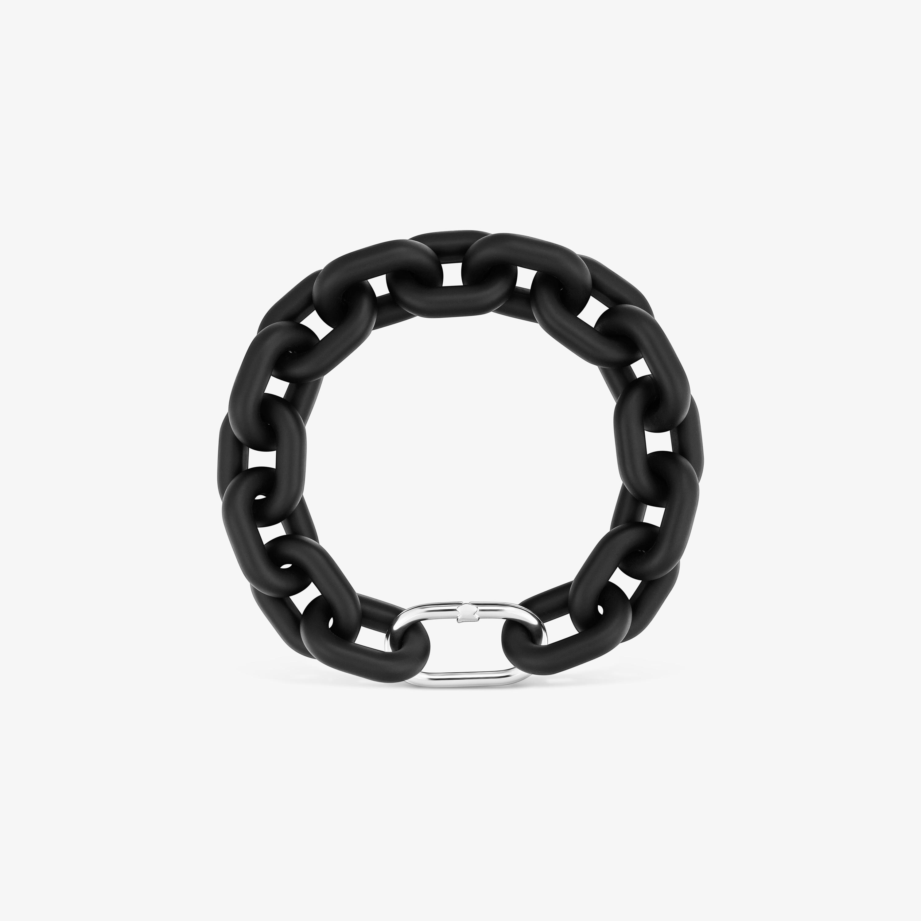 acetate Chain bracelet and silver ring TOUS Hold Oval