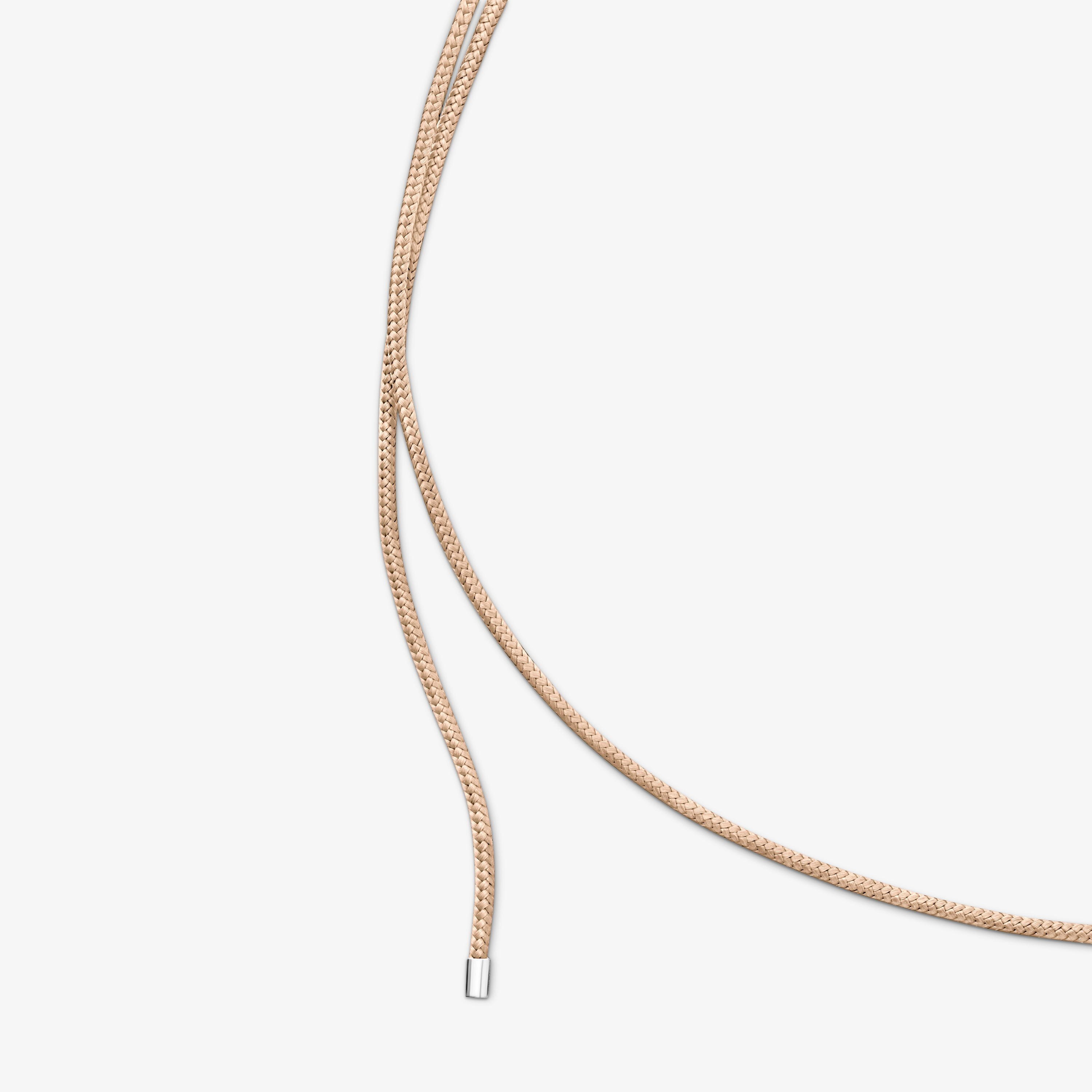 Long silver and cord Necklace TOUS Basics