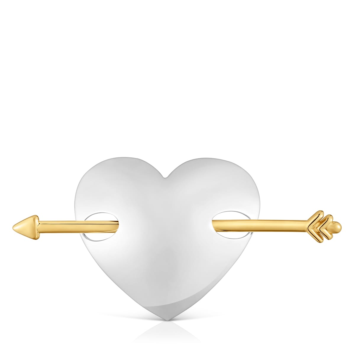 Tous - Pasador De Acero Y Acero Dorado Tous Flechazo - Bicolor