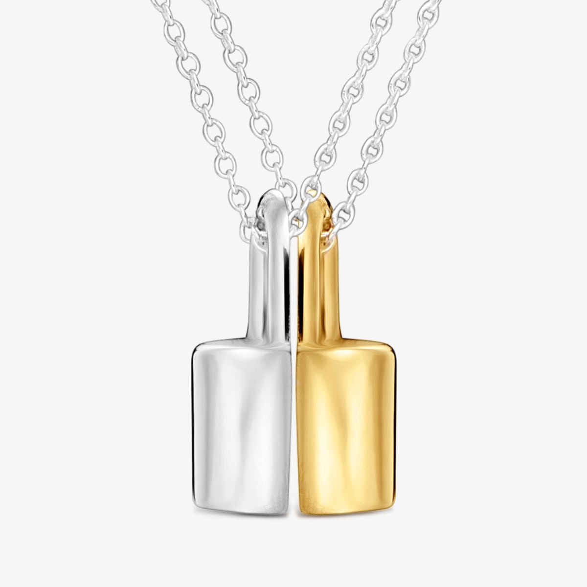 Tous - Pack De Dos Collares Bicolor Motivo Corazón Tous Unlock - Bicolor