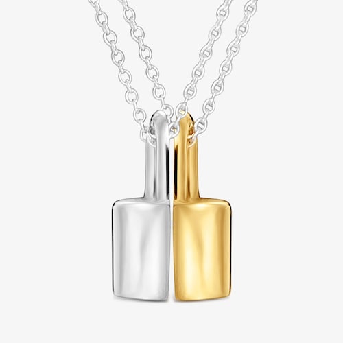 Pack of two two-tone heart motif Necklaces TOUS Unlock