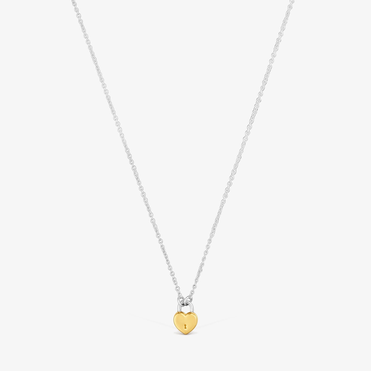 Tous - Collar Bicolor Motivo Corazón Candado Tous Unlock - Bicolor