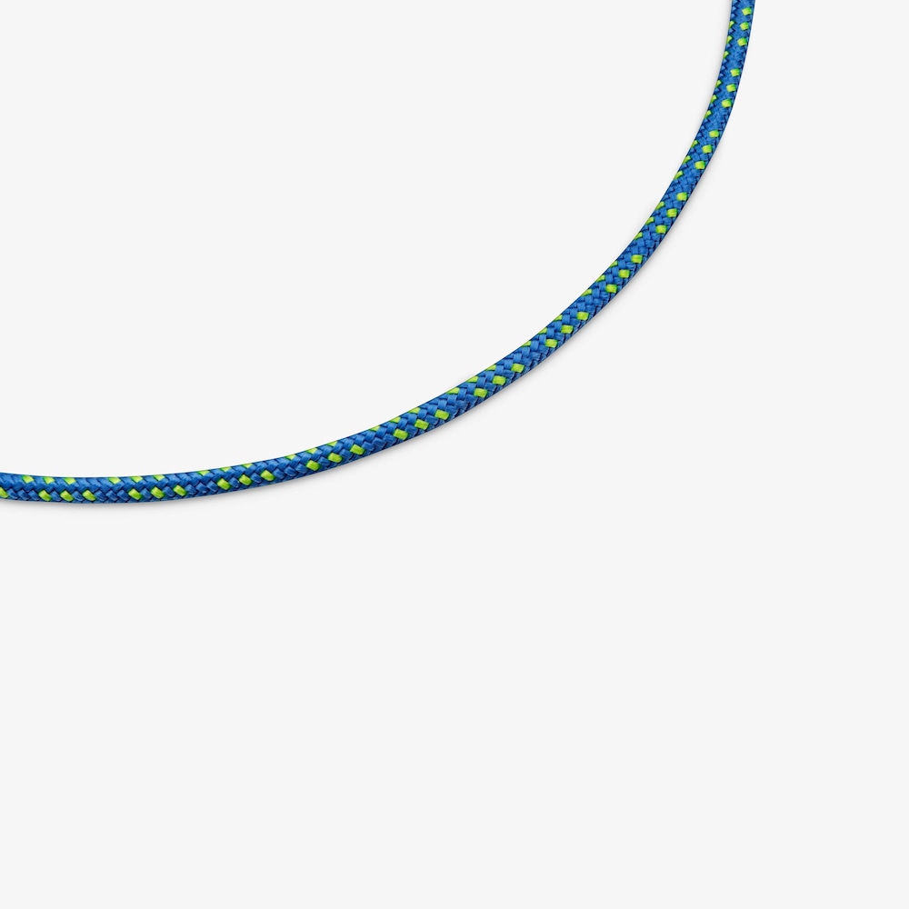 Collar con cord&oacute;n azul y acero TOUS Basics