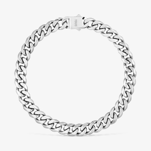 Collana a catena groumette in acciaio TOUS Basics
