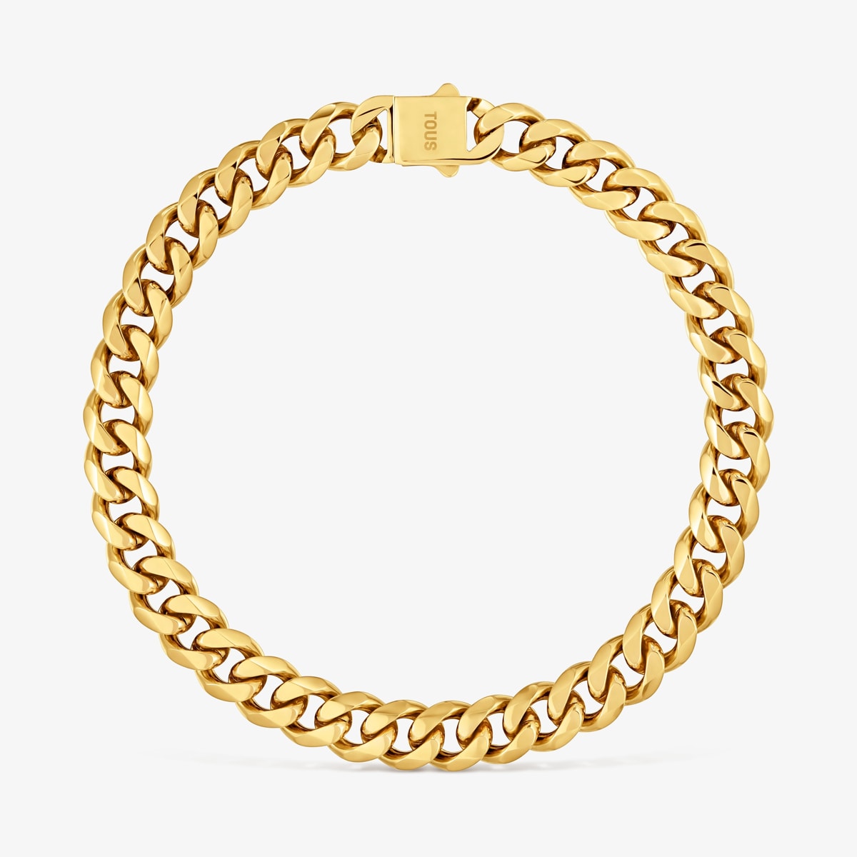 Tous - Collar Cadena Barbada De Acero En Color Dorado Tous Basics - Dorado