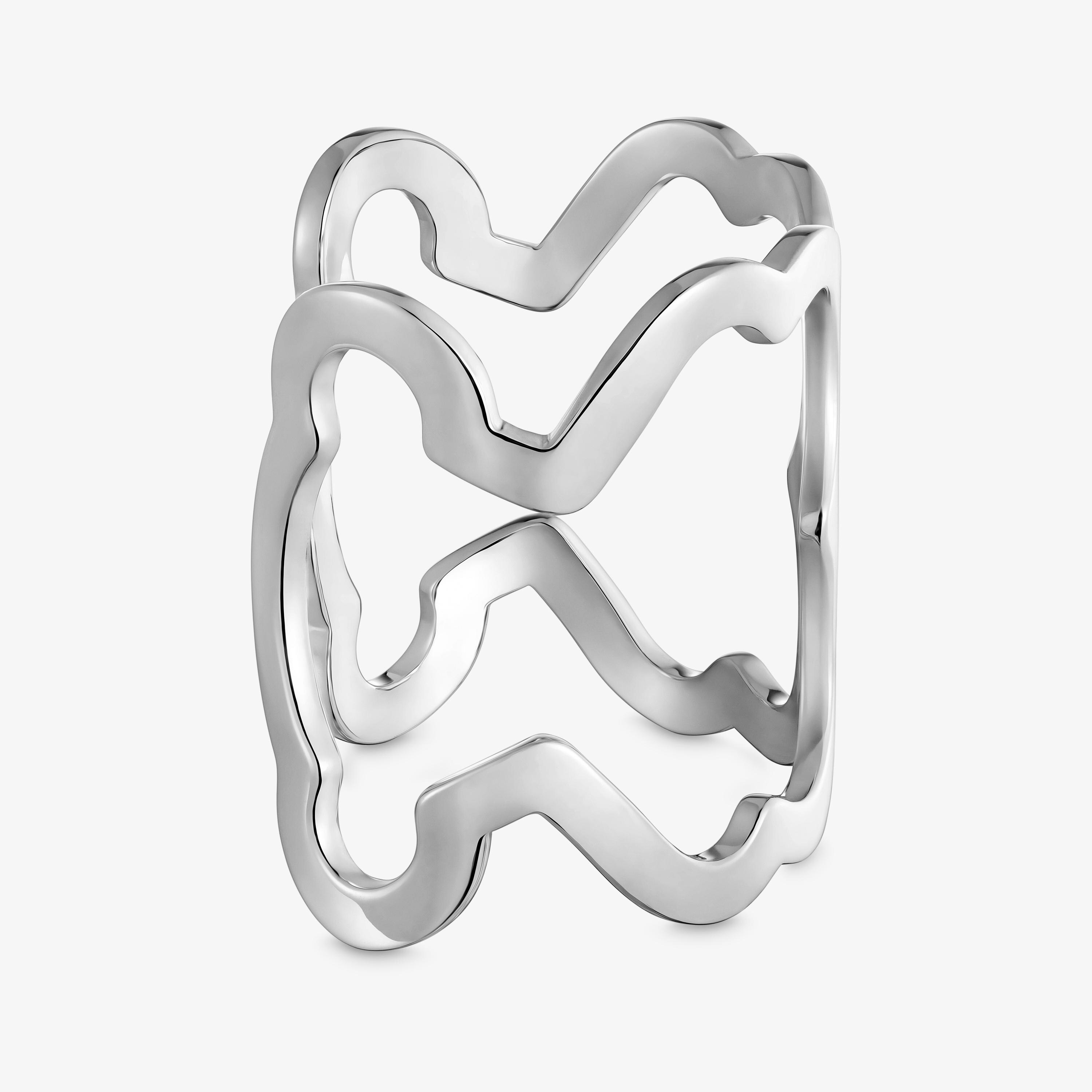 XL steel Bangle with bear silhouette TOUS Carrusel