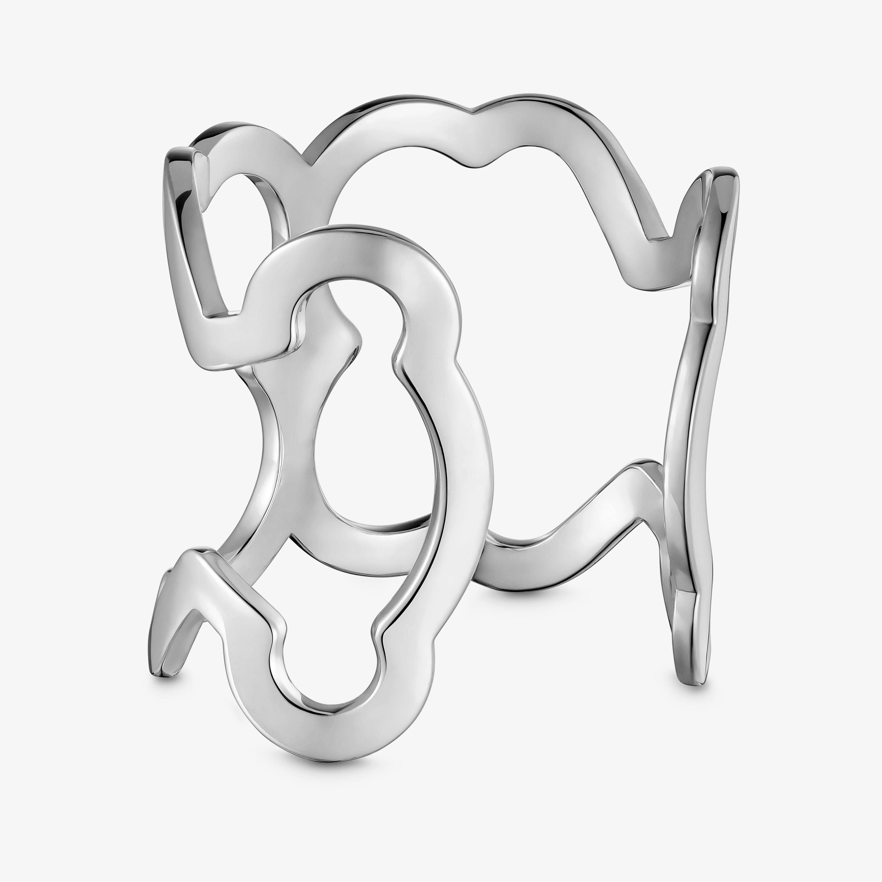 XL steel Bangle with bear silhouette TOUS Carrusel