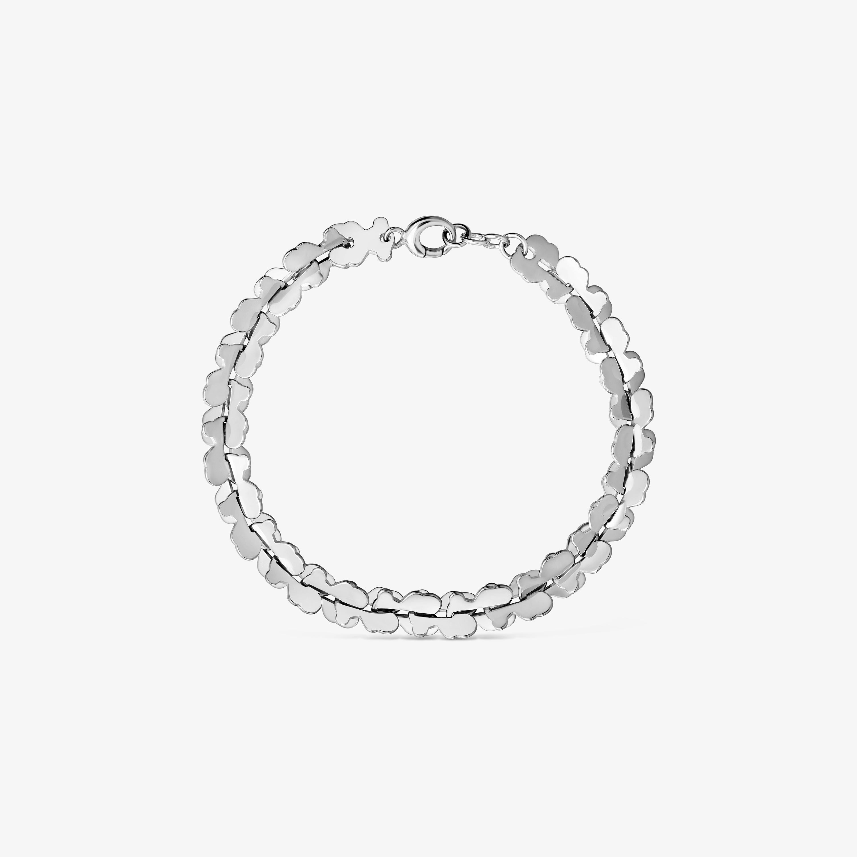 Steel Chain bracelet with bear motifs TOUS Carrusel