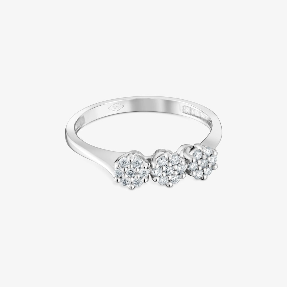 Ring aus 9&nbsp;kt Wei&szlig;gold mit Diamanten TOUS Les Classiques
