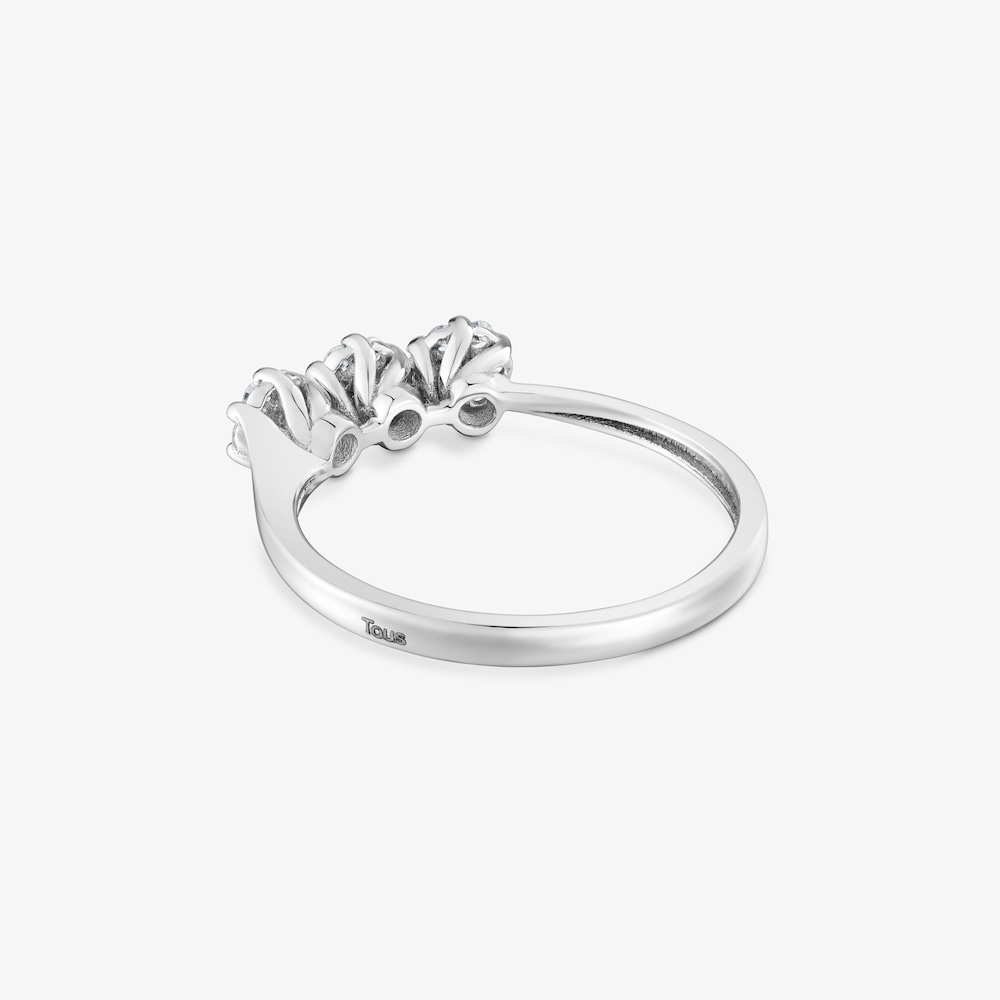 Ring aus 9&nbsp;kt Wei&szlig;gold mit Diamanten TOUS Les Classiques