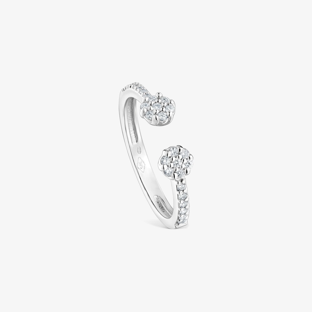 Offener Ring aus 9&nbsp;kt Wei&szlig;gold mit Diamanten TOUS Les Classiques