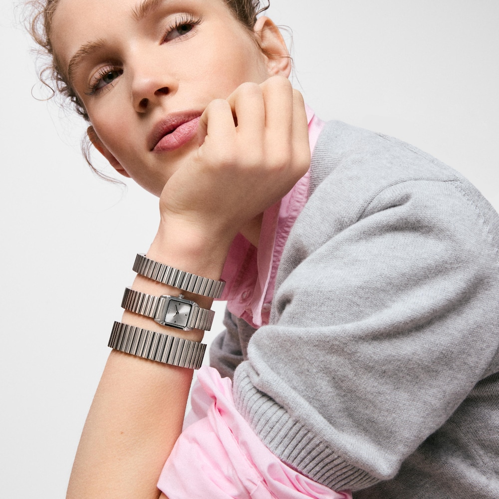 Pulsera de eslabones en acero 18 mm TOUS 1950