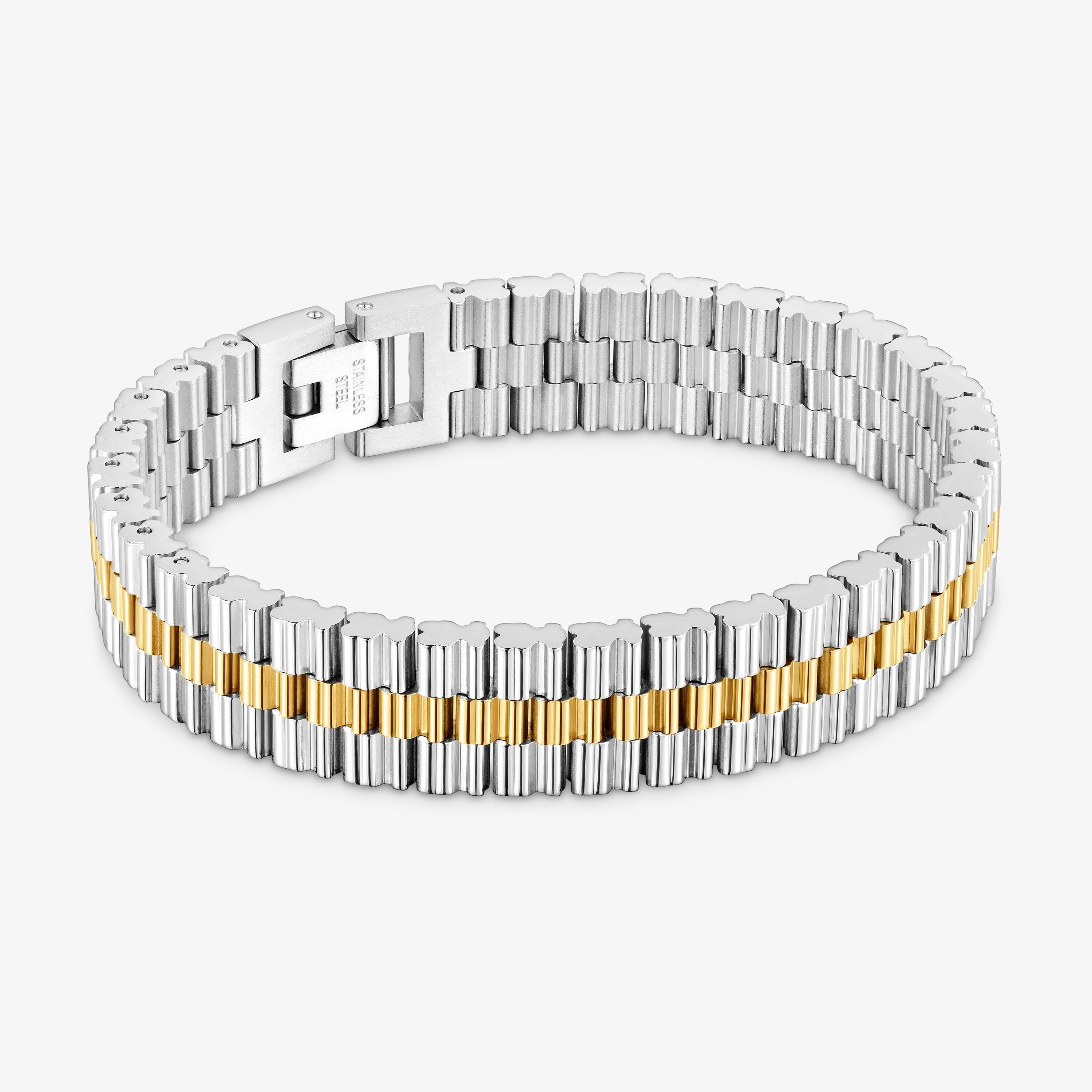 Two-tone steel link Bracelet TOUS 1950 | TOUS