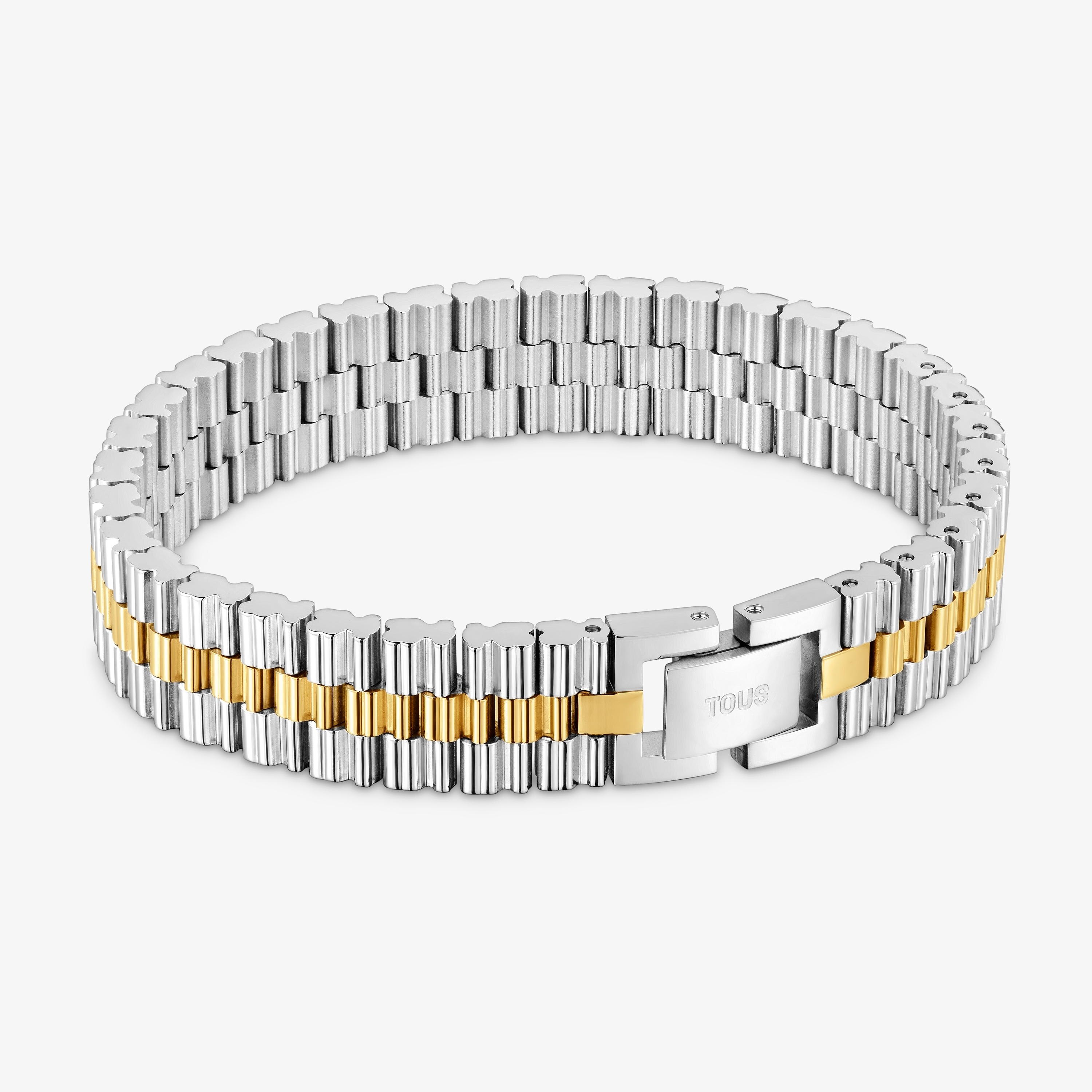 Two-tone steel link Bracelet TOUS 1950
