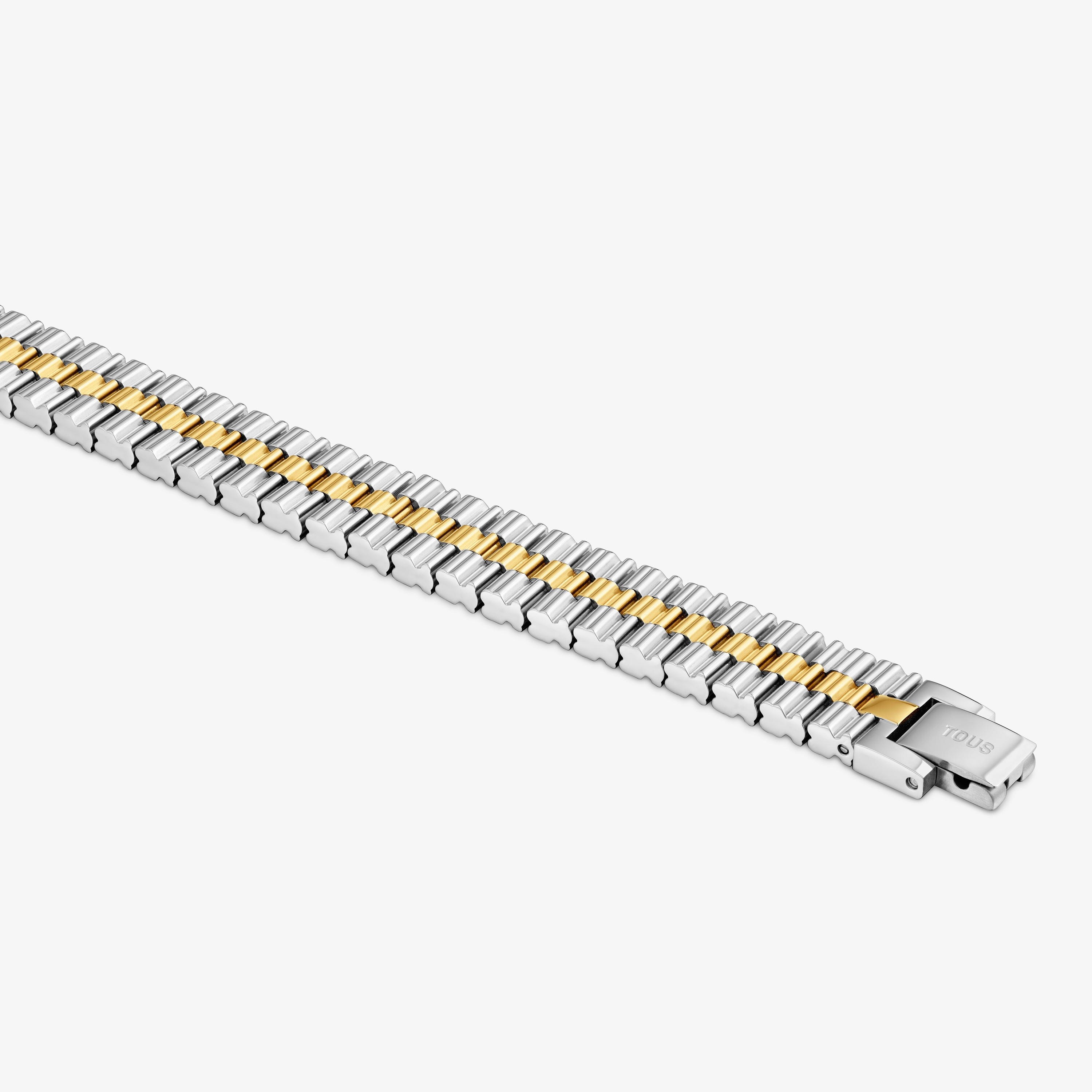 Two-tone steel link Bracelet TOUS 1950