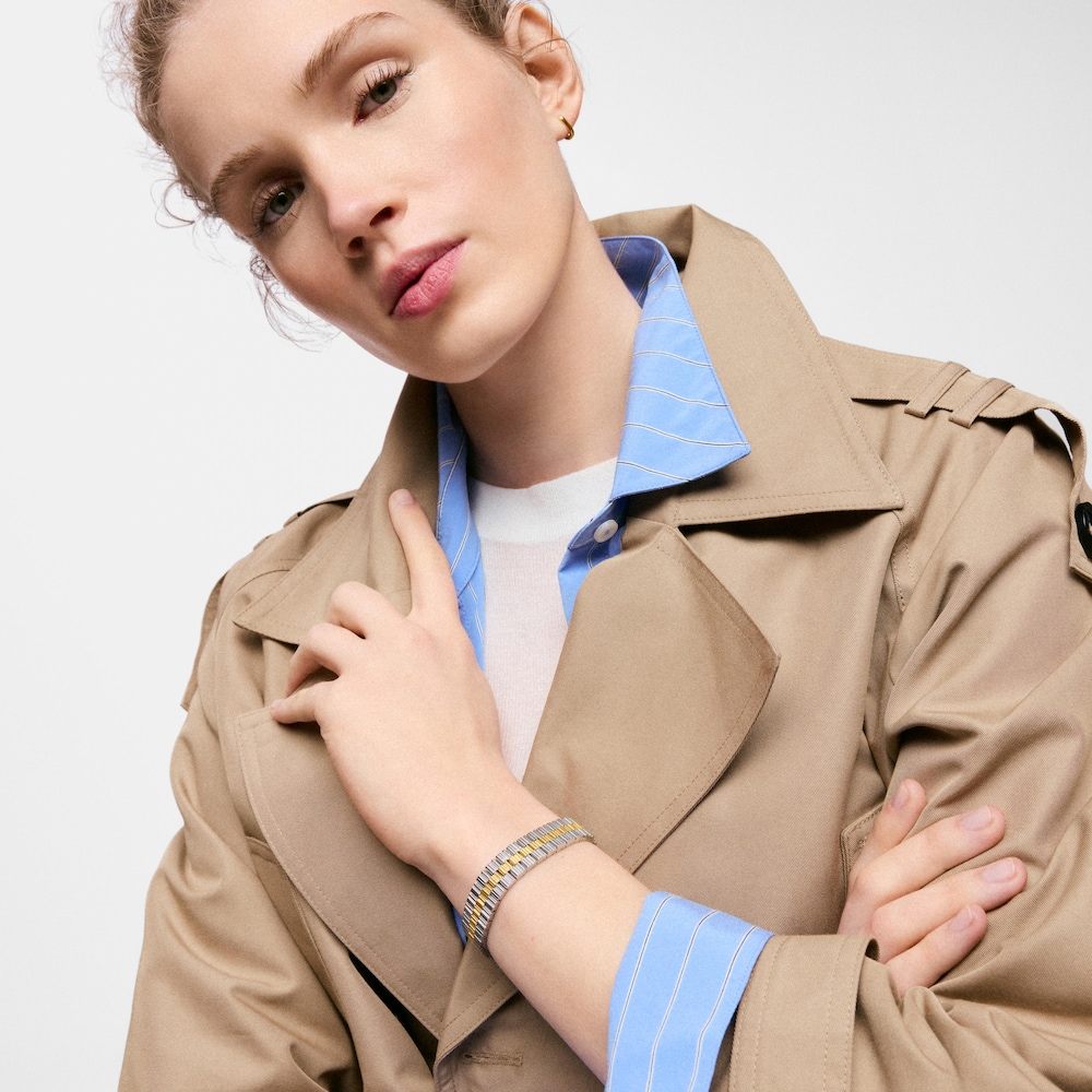 Pulsera de eslabones en acero bicolor TOUS 1950