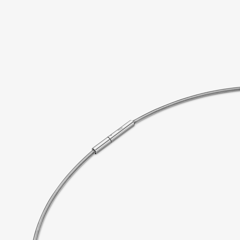 Collar de acero y oro 14 kt TOUS Unlock