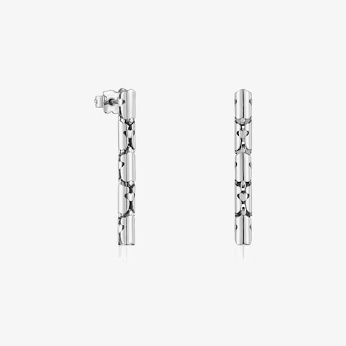 Long articulated steel Earrings TOUS Carrusel