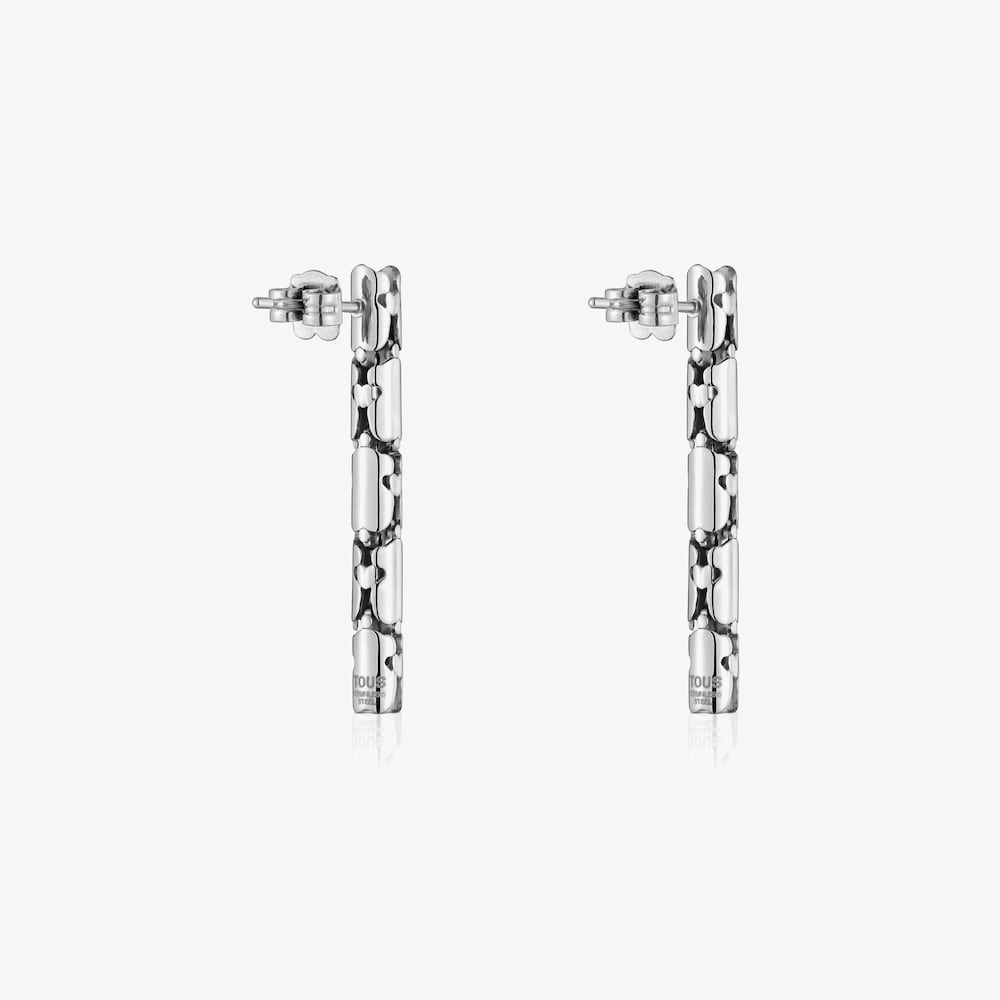 Long articulated steel Earrings TOUS Carrusel