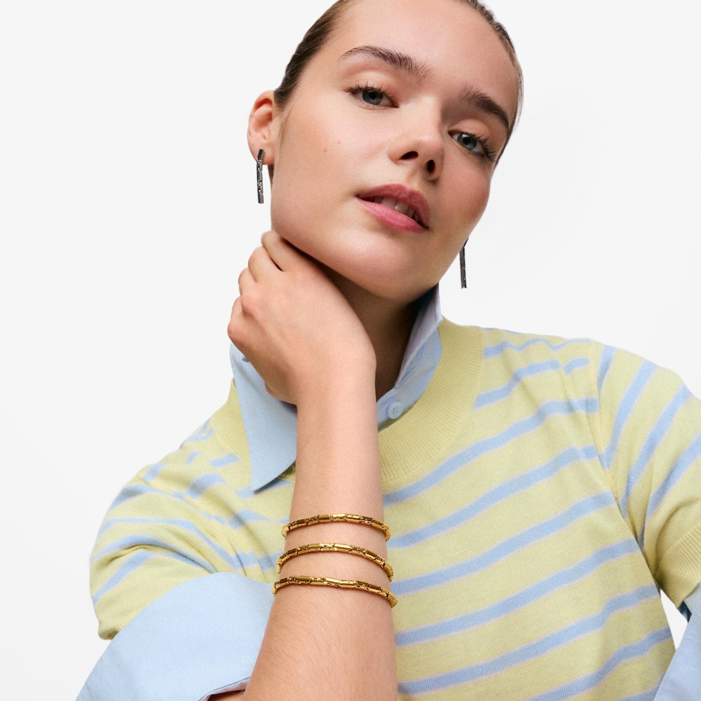 Gold-colored articulated steel Chain bracelet TOUS Carrusel