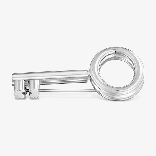 Steel key-motif Brooch TOUS Charming