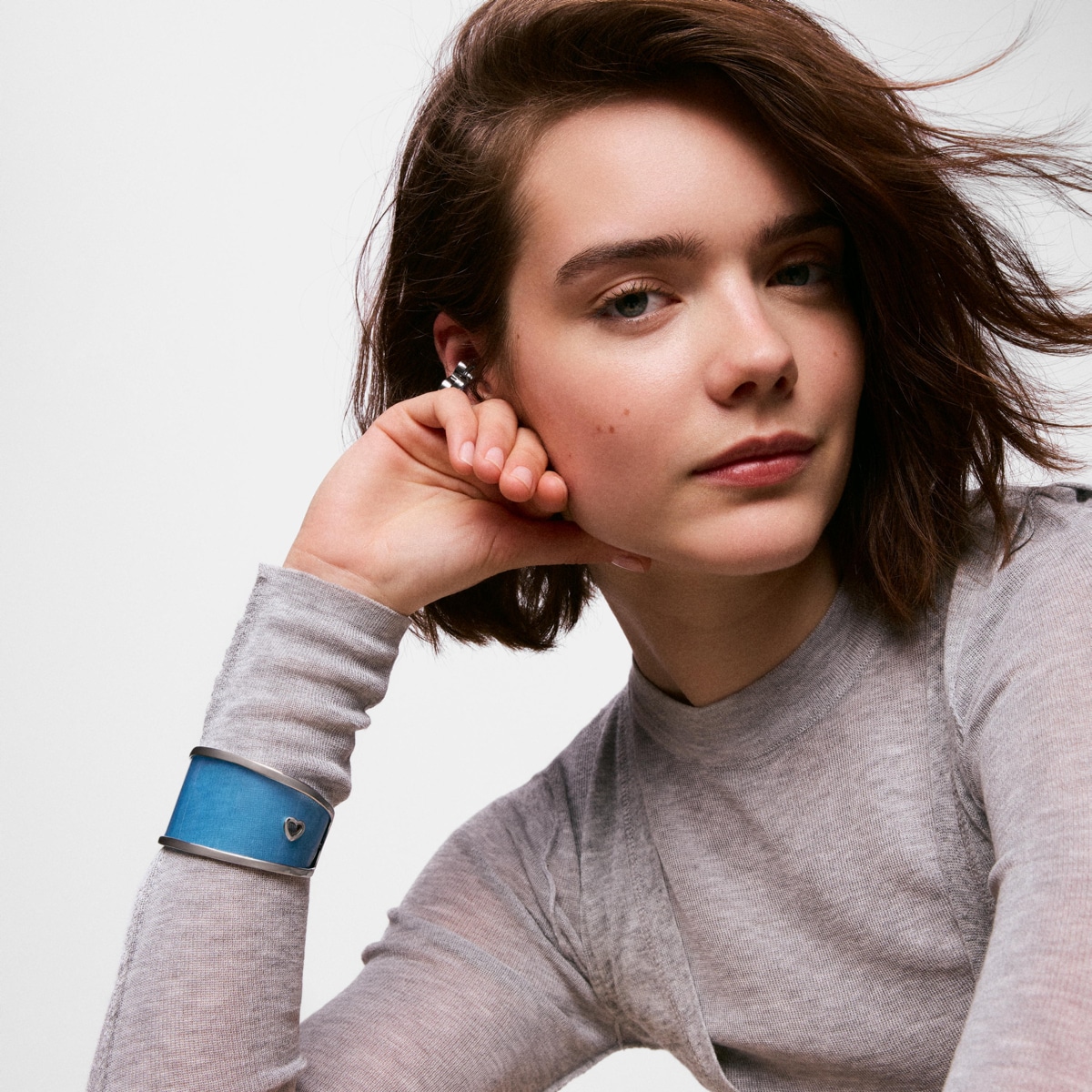 Tous - Pulsera Esclava De Acero Y Resina Azul Galaxy - Azul