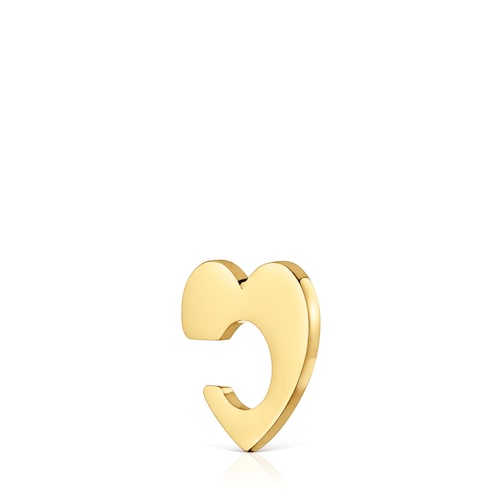 Ear cuff a cuore in acciaio color oro TOUS Galaxy