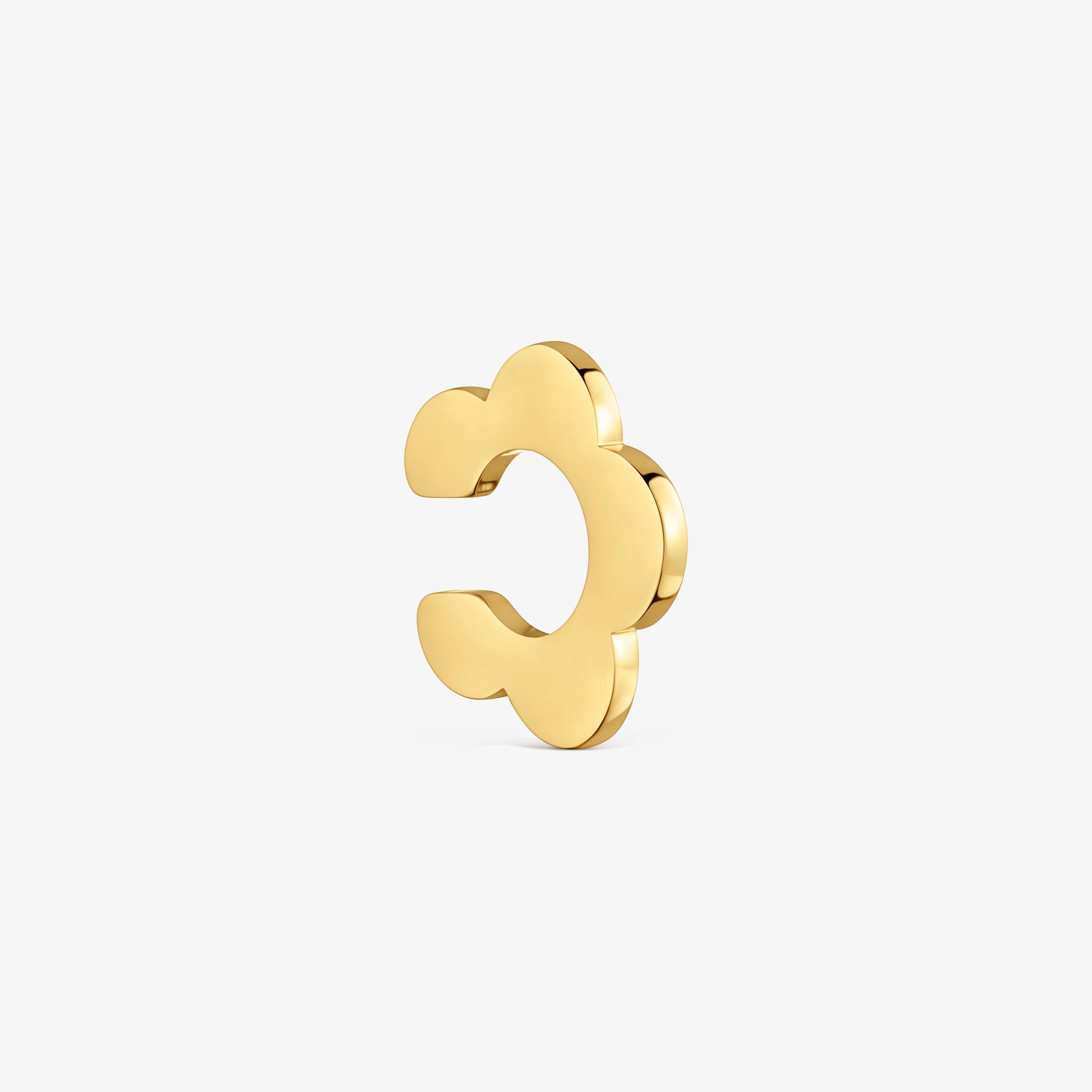 Gold-colored steel flower Earcuff TOUS Galaxy