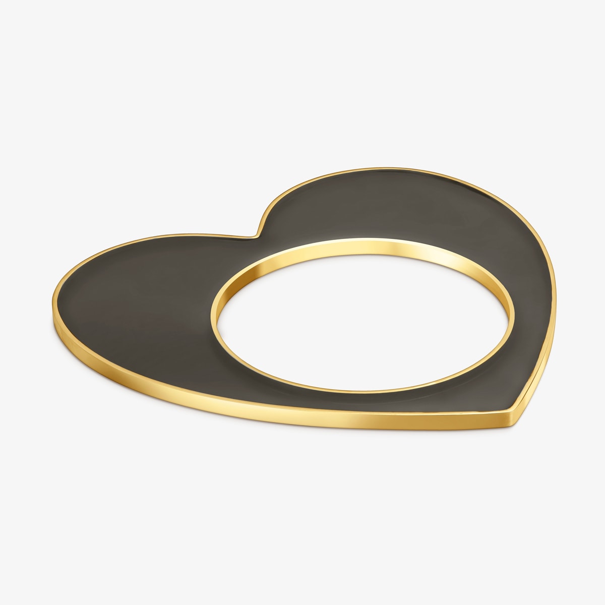 Tous - Pulsera Esclava Corazón De Acero Dorado Y Resina Negra Galaxy - Negro