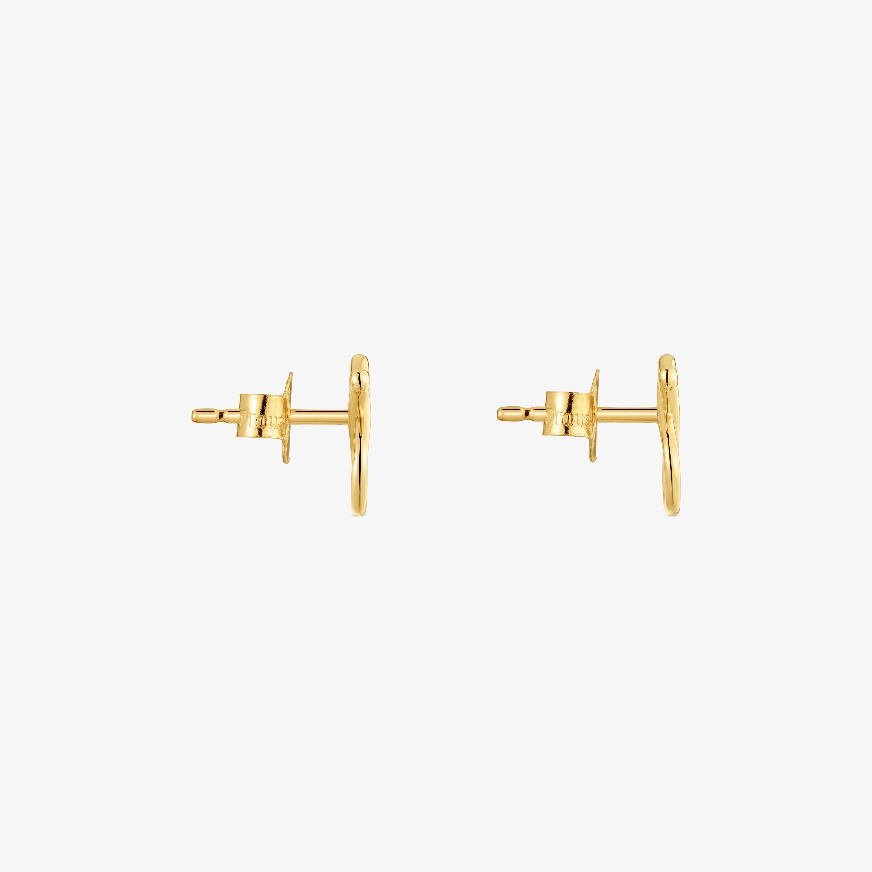 mm 9kt gold bear-motif Earrings TOUS Infinity