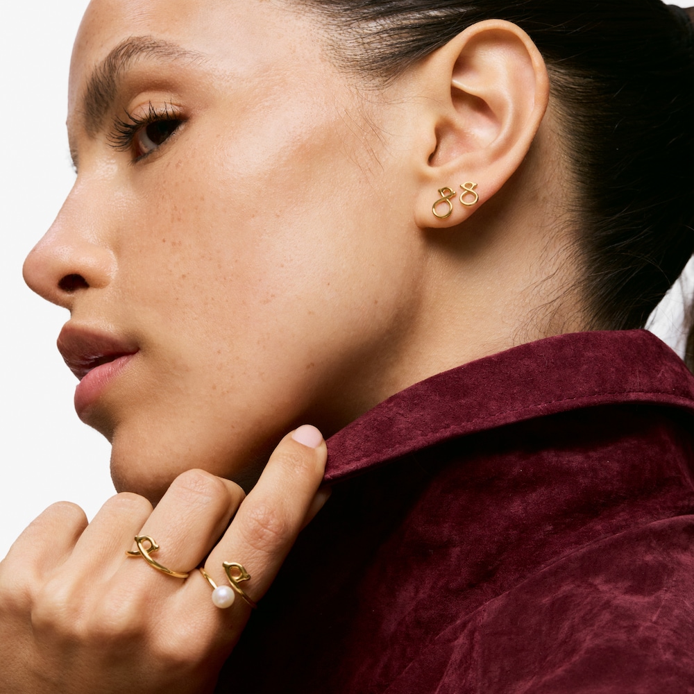 Ohrringe aus 9&nbsp;kt Gold mit B&auml;renmotiv 10&nbsp;mm TOUS Infinity