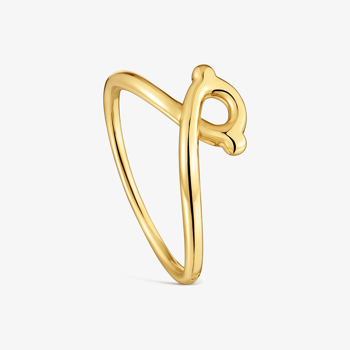 Tous - Anillo De Oro 9 Kt Motivo Oso Tous Infinity Talla 12