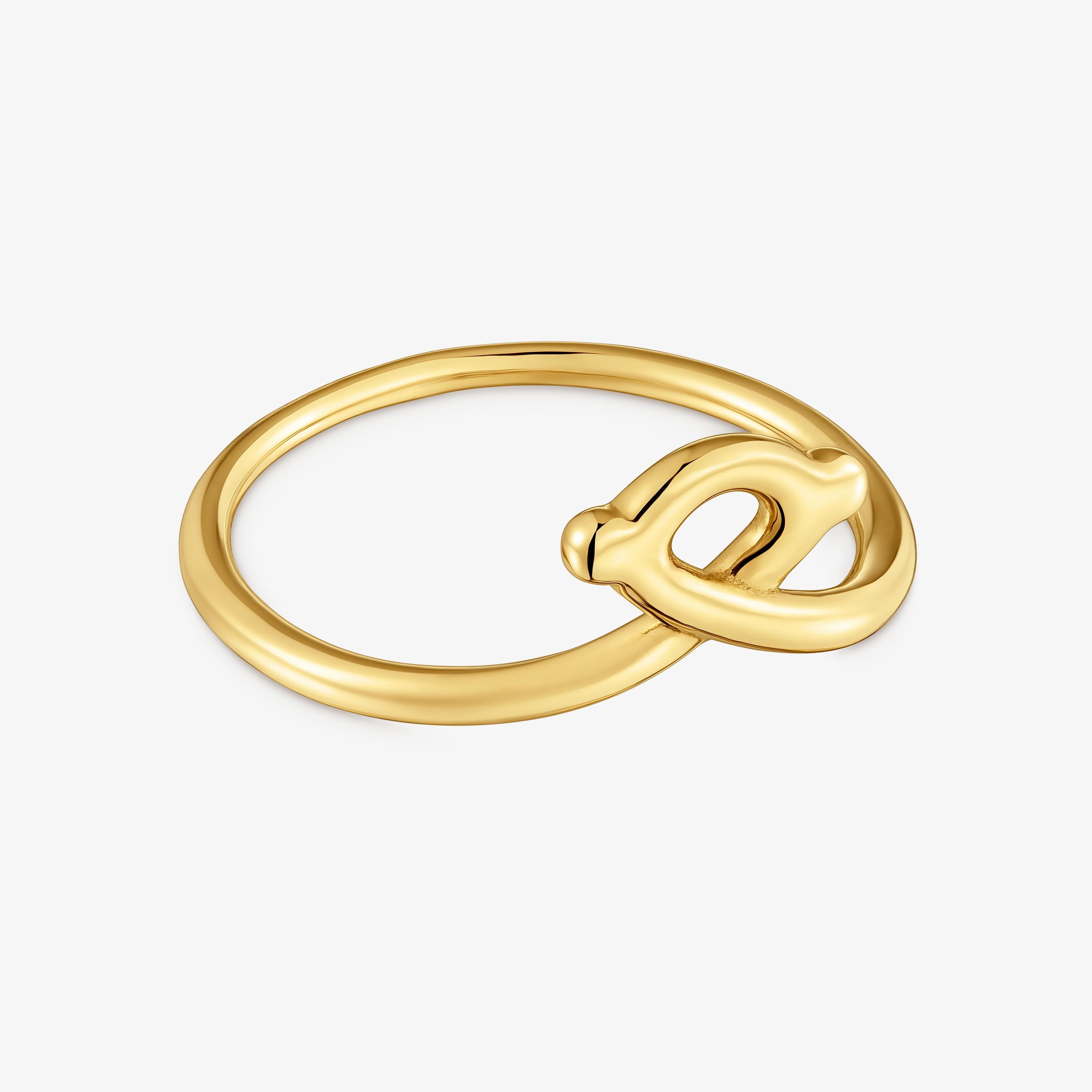 9kt gold bear-motif Ring TOUS Infinity
