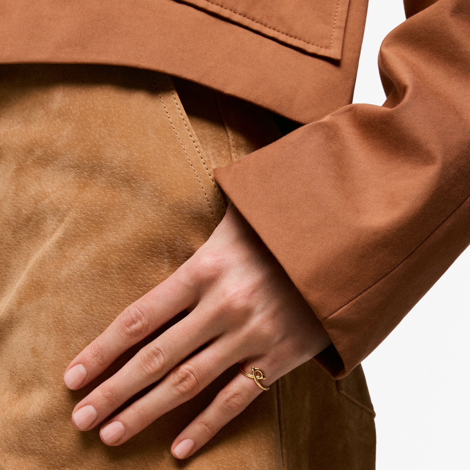 9kt gold bear-motif Ring TOUS Infinity