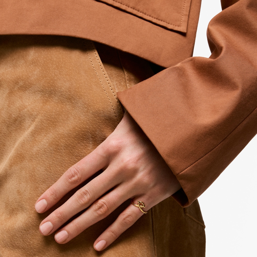 Anell d&rsquo;or de 9&nbsp;ct motiu os TOUS Infinity