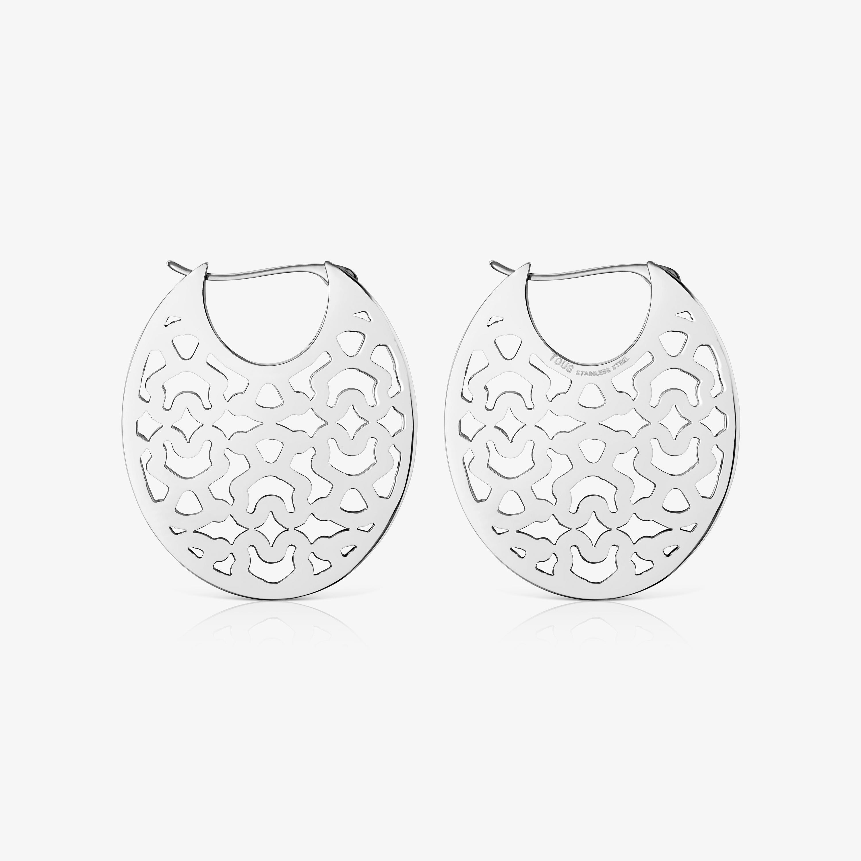 mm steel Earrings TOUS Kaos