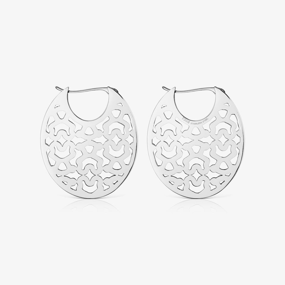 30-mm steel Earrings TOUS Kaos