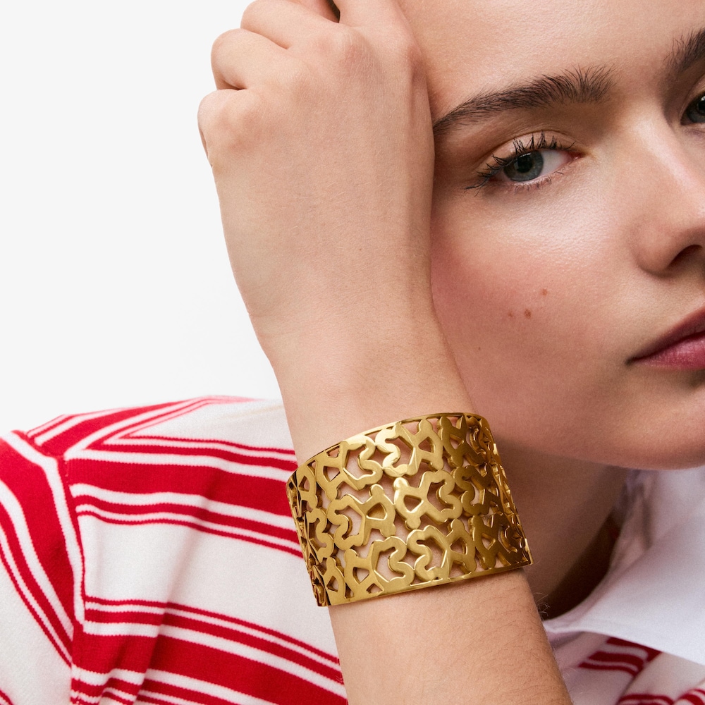 45-mm gold-colored steel Bangle TOUS Kaos