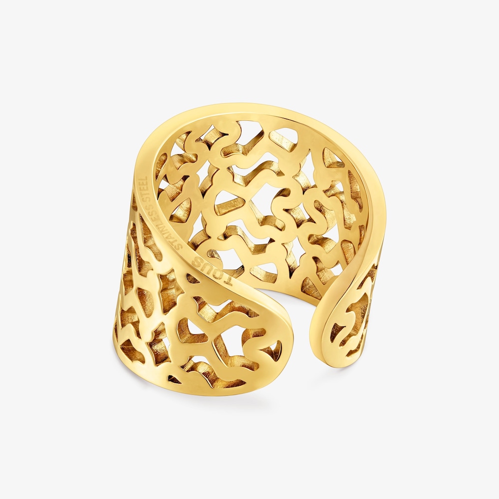 Gold-colored steel Open ring TOUS Kaos