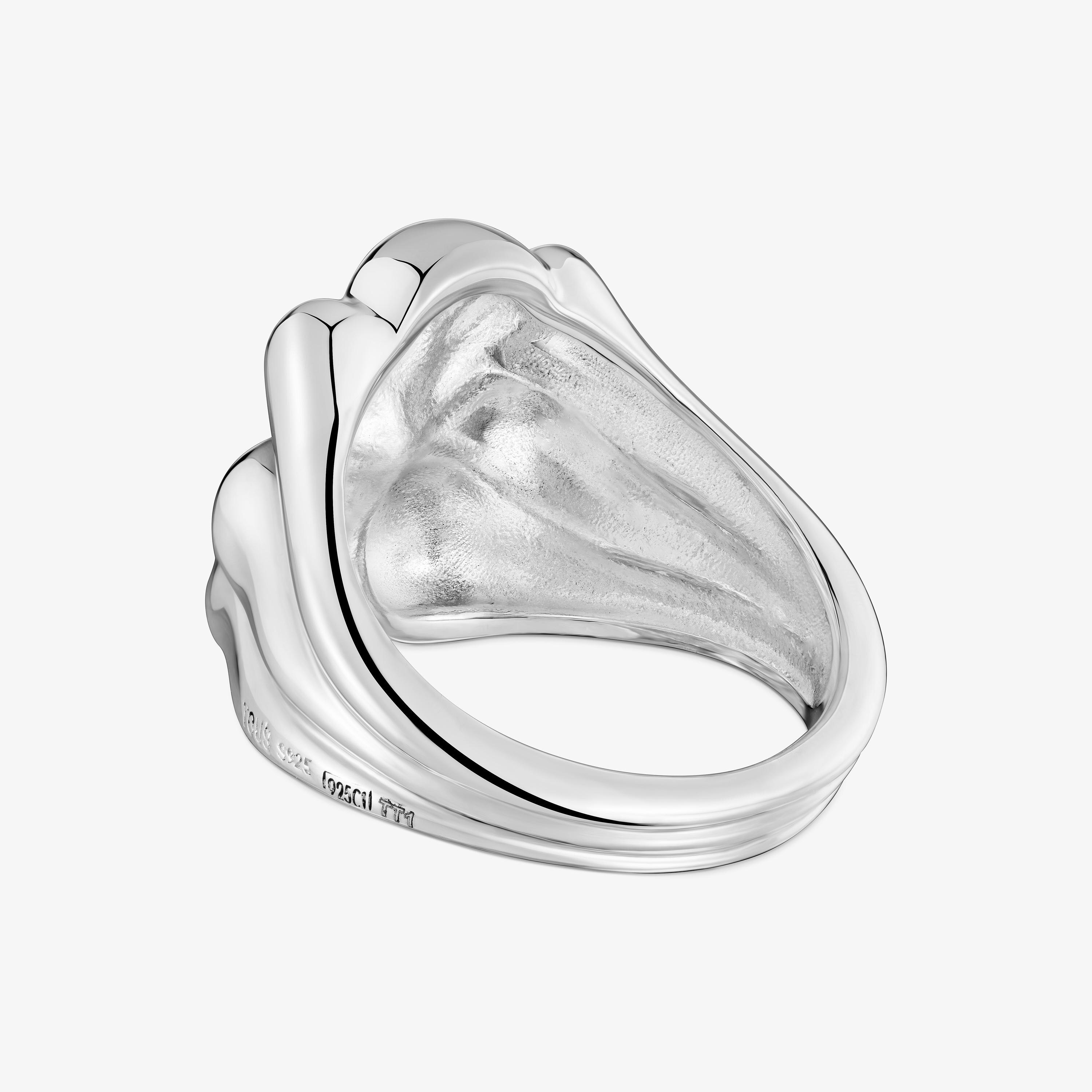 Silver bear Signet ring TOUS Bold Motif