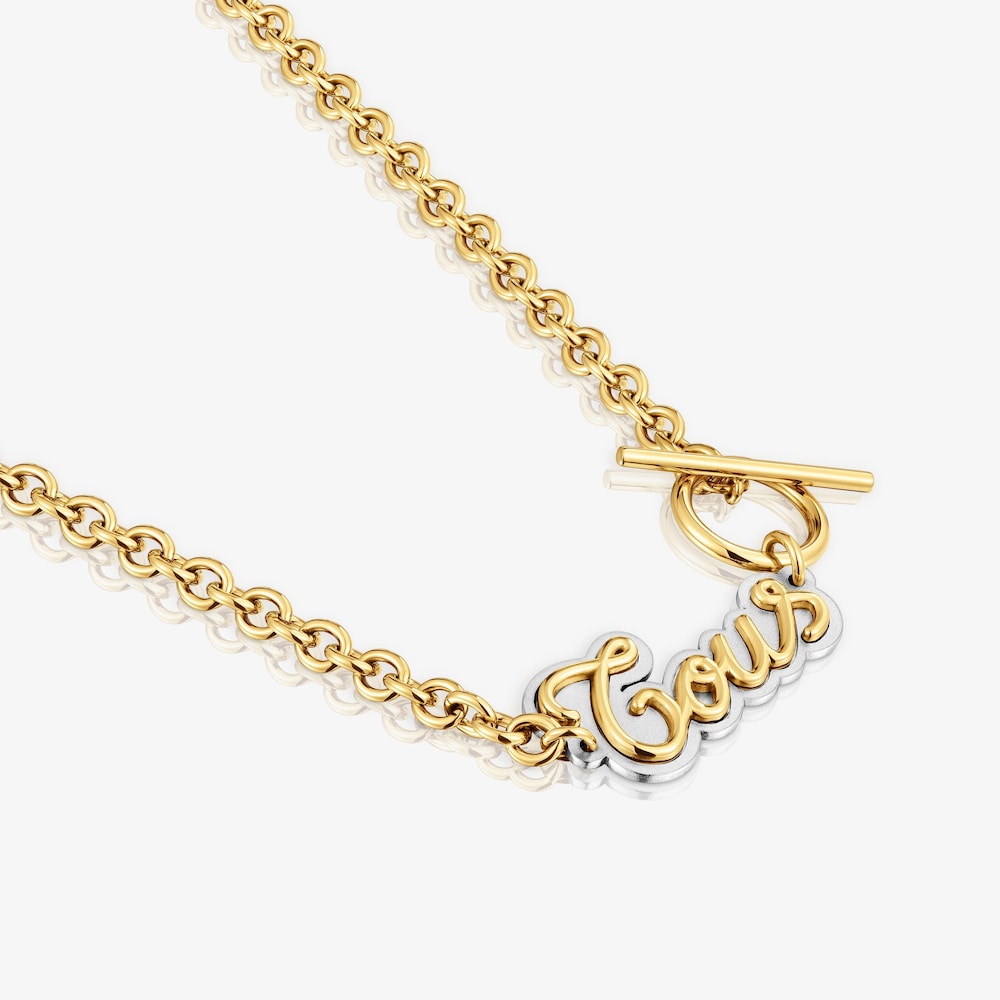 Collar de acero bicolor TOUS Charming