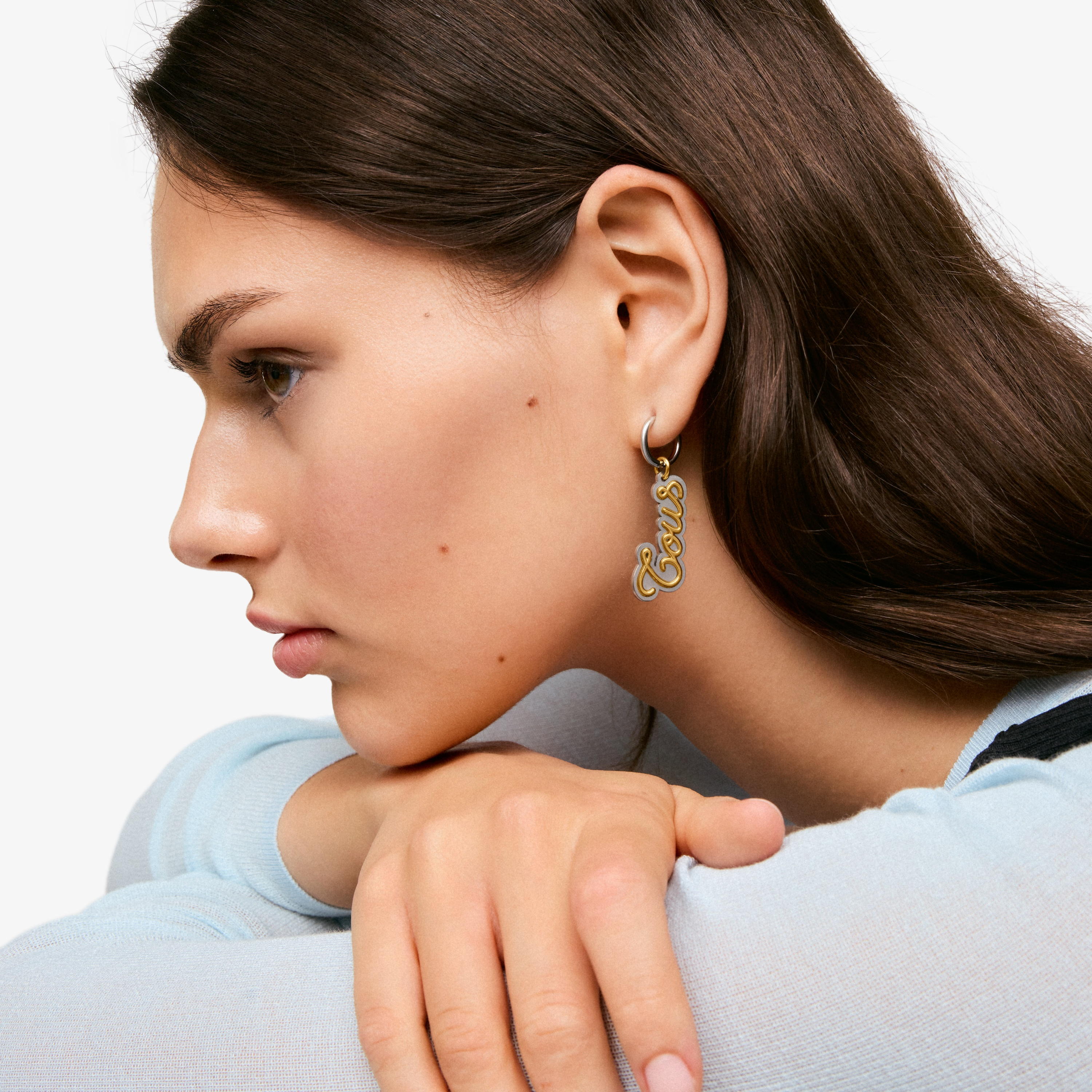 Two-tone Hoop earrings TOUS Charming