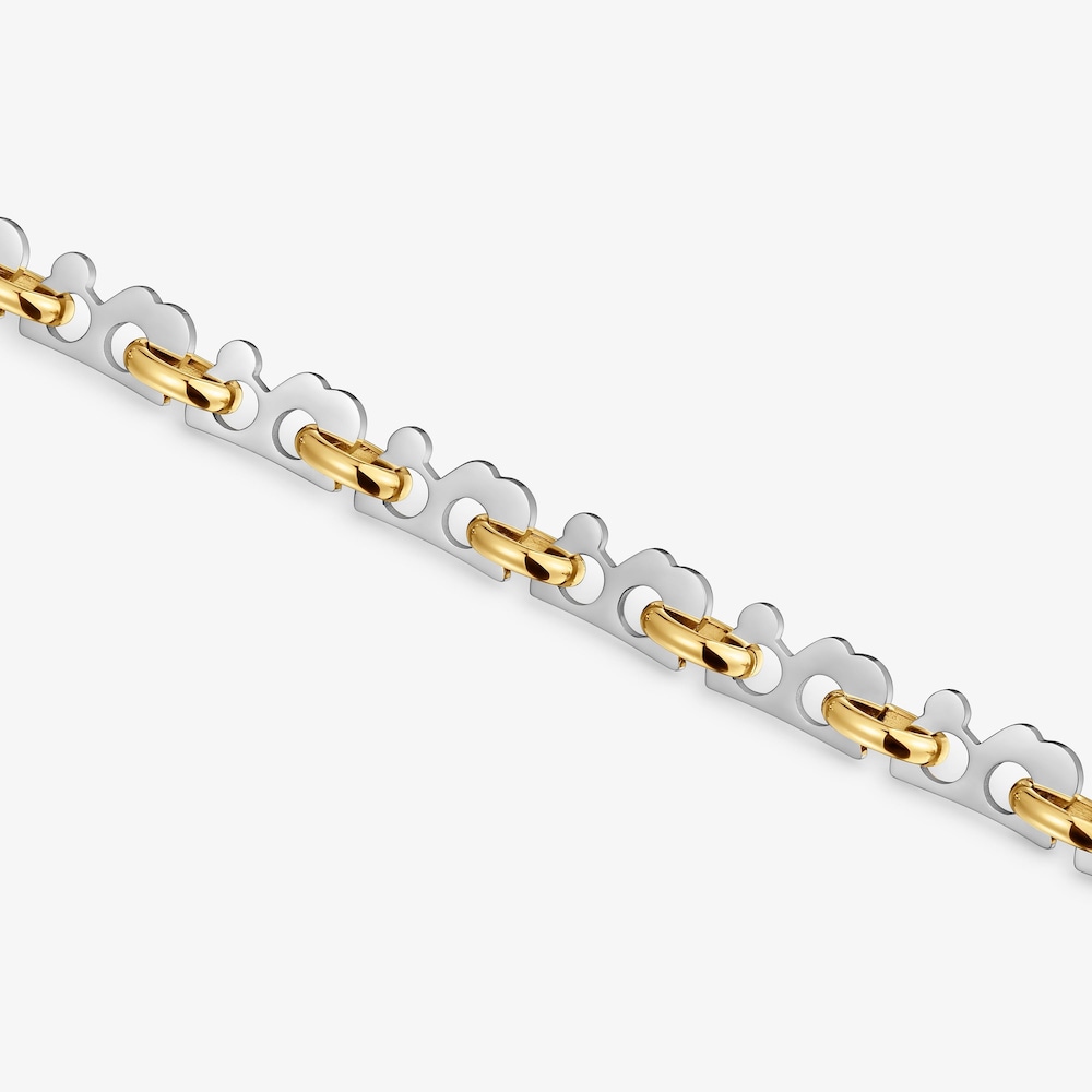 Two-tone steel Bracelet TOUS Half Bear