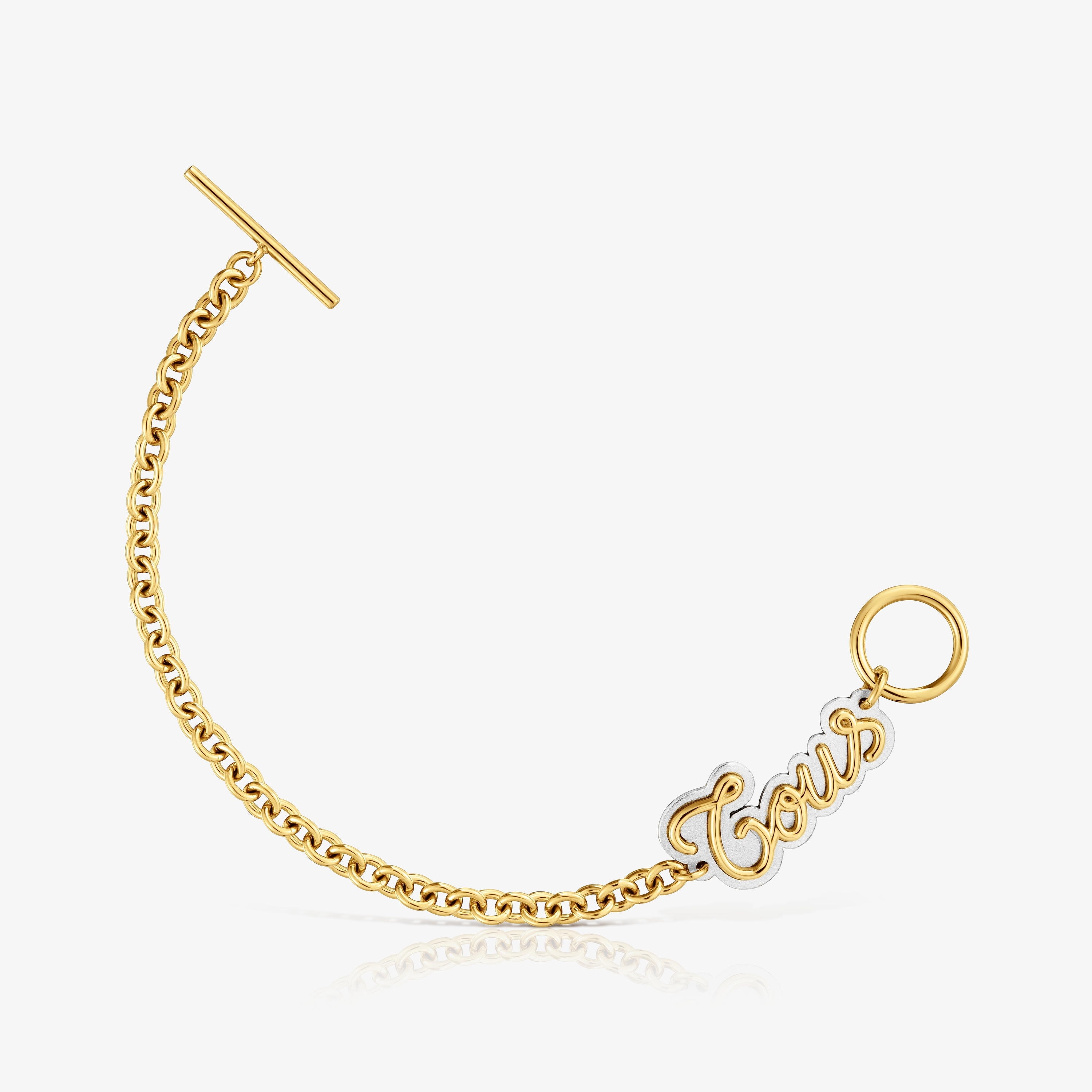Two-tone steel Bracelet TOUS Charming