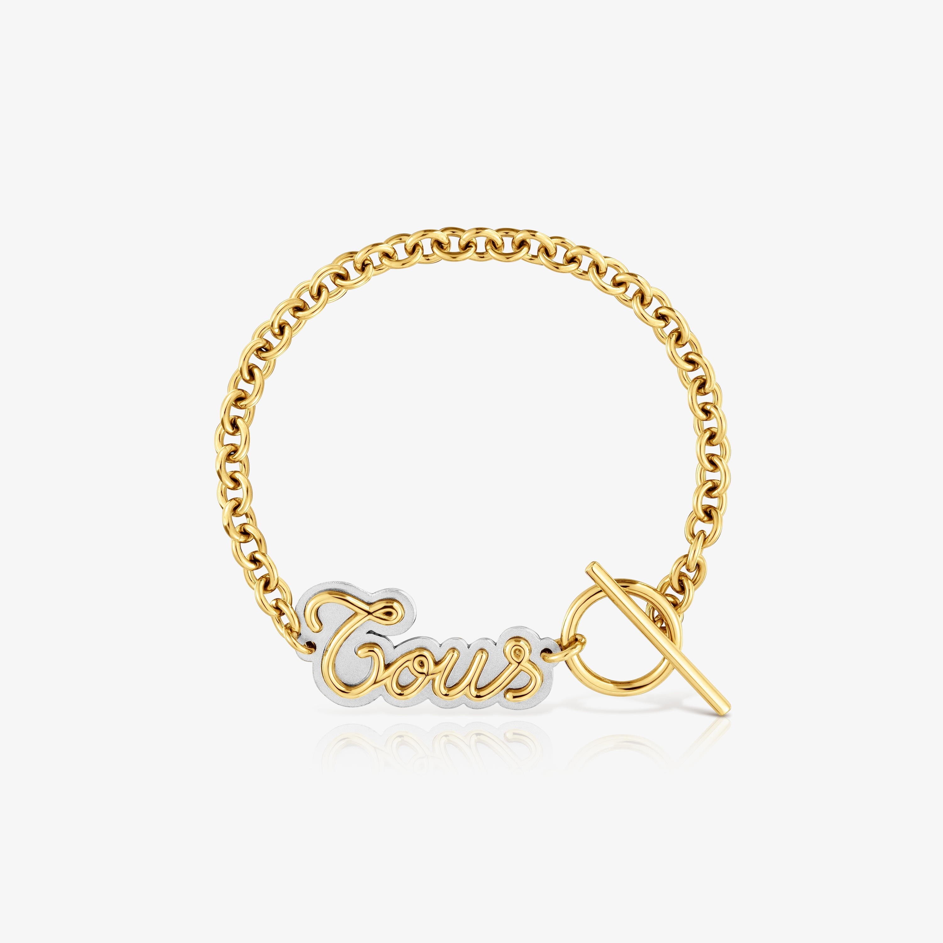 Two-tone steel Bracelet TOUS Charming
